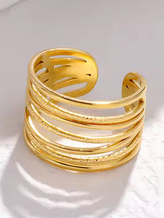 VIVAZS 18K Plated Waterproof Anti Tarnish Adjustable Bracelet