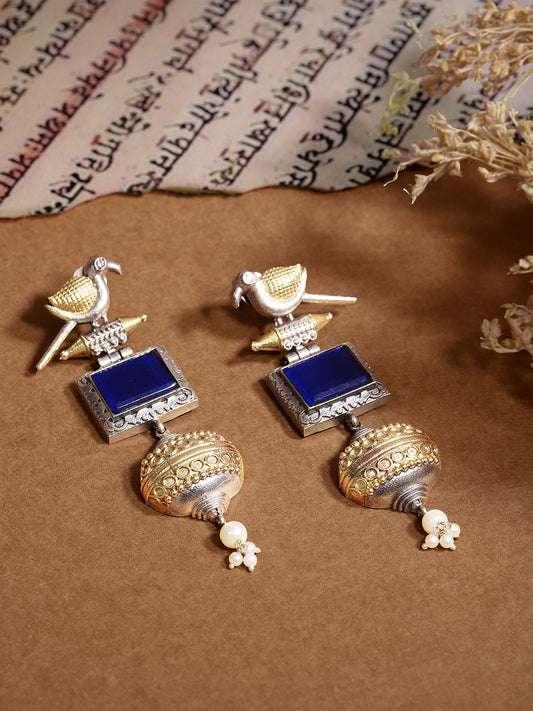 VIVAZS Contemporary Bird Shaped Jhumkas Earrings