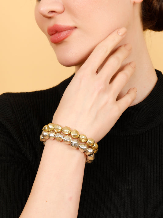 VIVAZS Elasticated Armlet Bracelet(2 Bracelets)