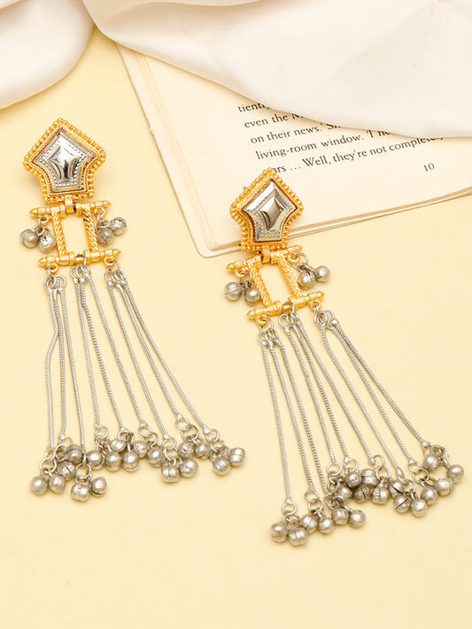 VIVAZS Silver Plating Classic Drops Earrings