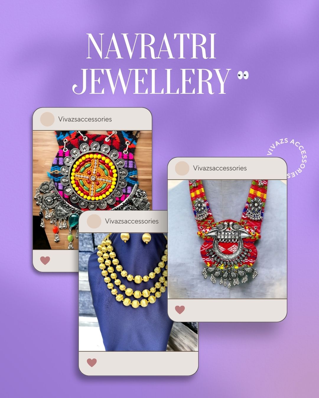 NAVRATRI JEWELLERY for Modern women with Traditional design