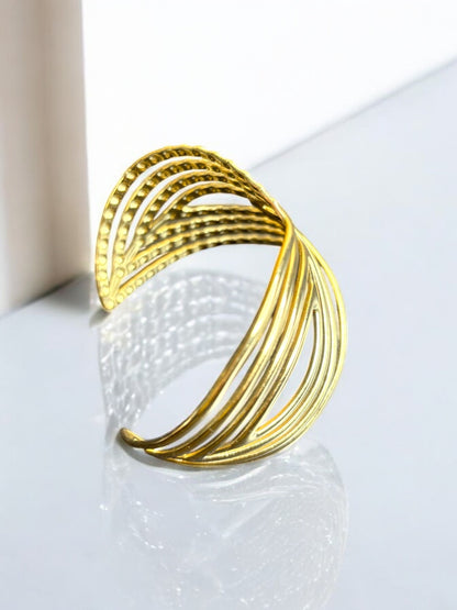 VIVAZS 18K GOLD PVD PLATED Cuff Bracelet