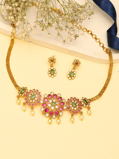 Golden Temple Necklace set