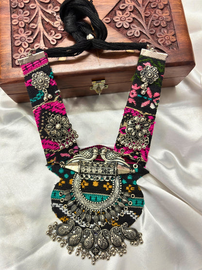 Handcrafted Tribal Oxidized Statement Necklace