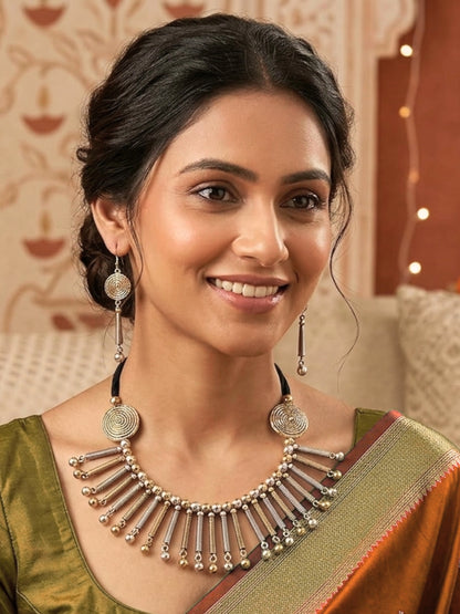 Tribal Statement Oxidized Jewellery set