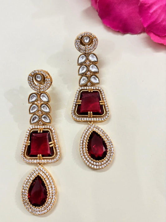 VIVAZS AD long Drop earrings