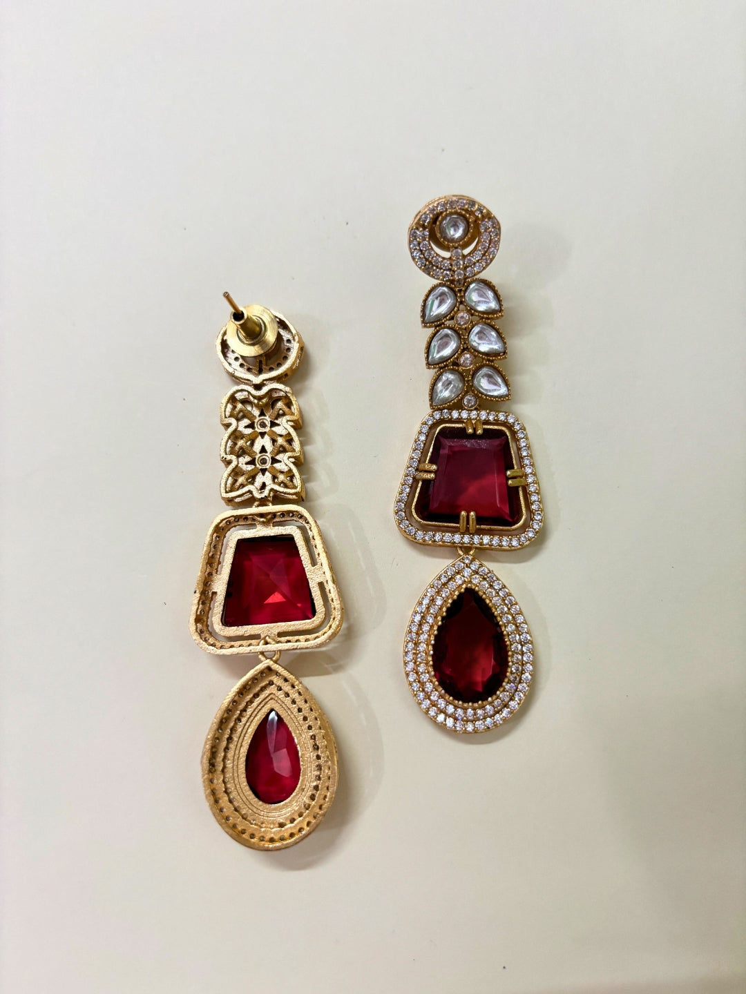 VIVAZS AD long Drop earrings