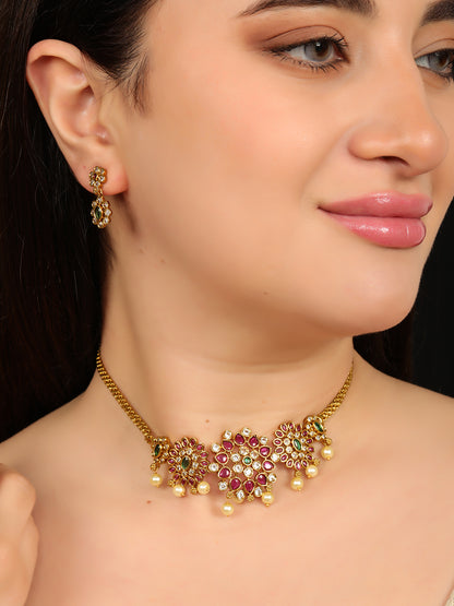 Golden Temple Necklace set