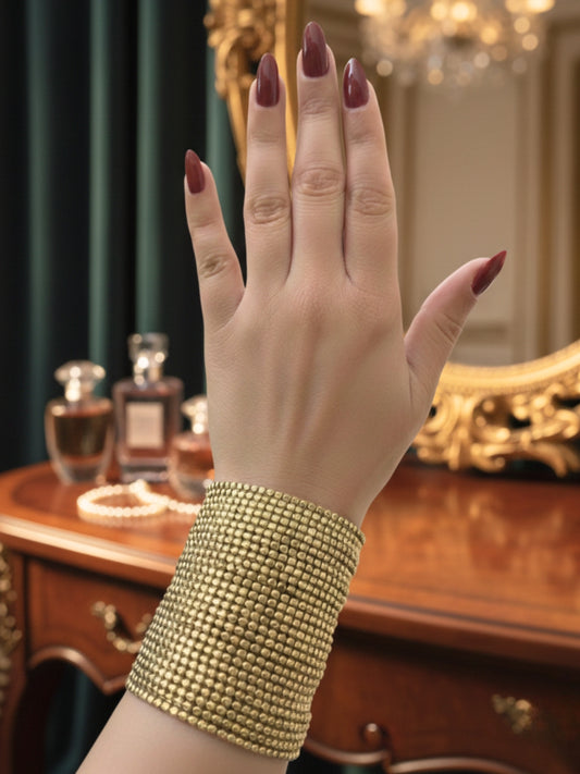 Spiral Layered Adjustable Bangle Style Bracelet