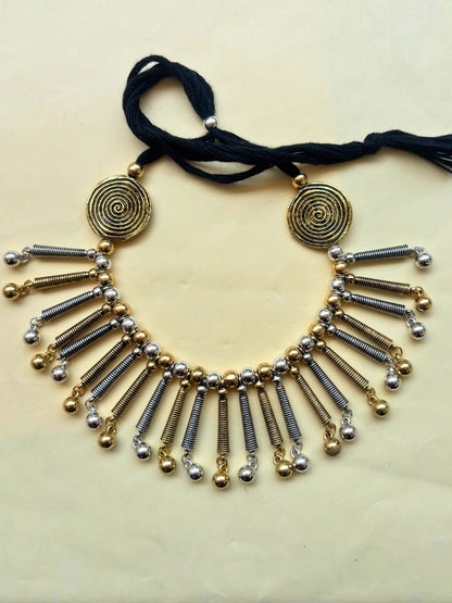 Tribal Statement Oxidized Jewellery set