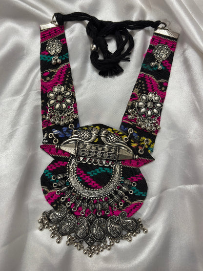 Handcrafted Tribal Oxidized Statement Necklace