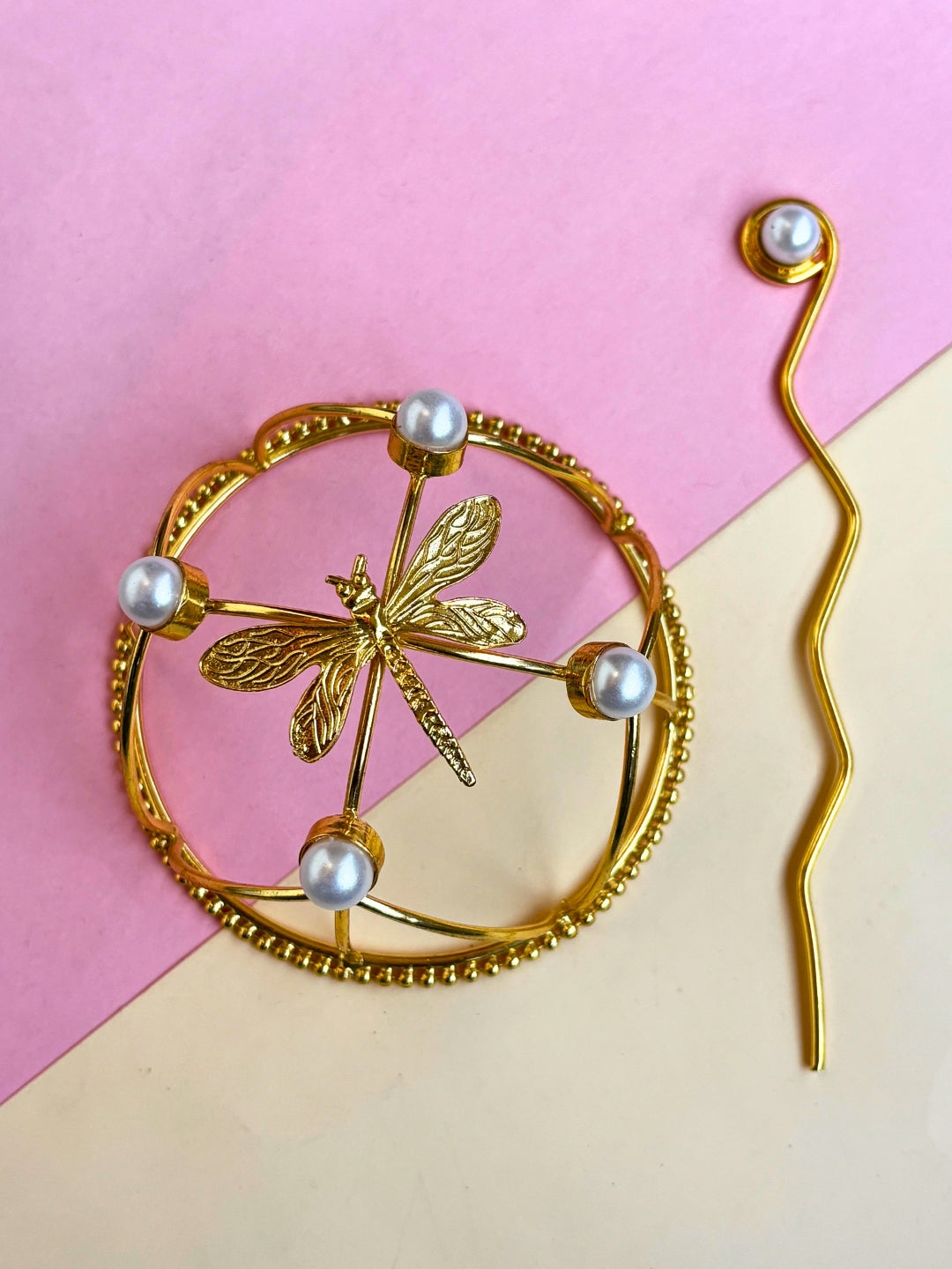 Jhanvi inspired Pachi Hair Cage Bun