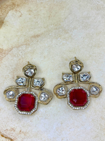Gold-Plated Traditional Kundan Choker Jewellery Set