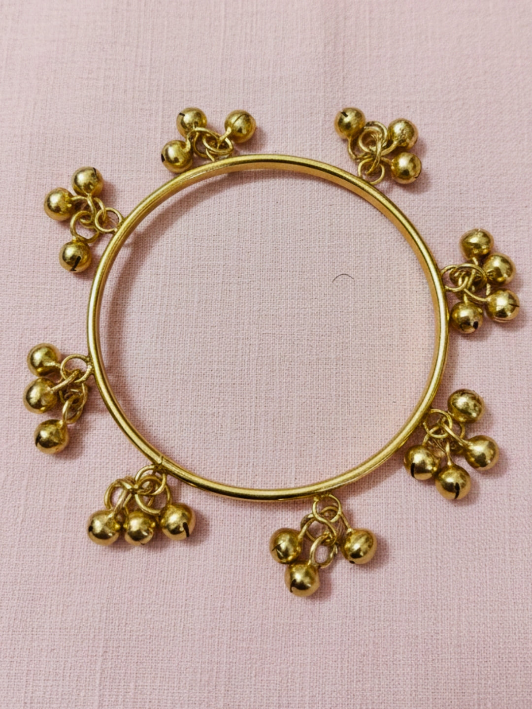 VIVAZS Set of 4 18K Gold Plated Adjustable Gungaroo Traditional Bangles