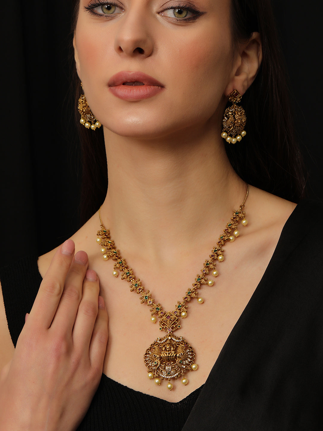 Golden Temple Necklace set