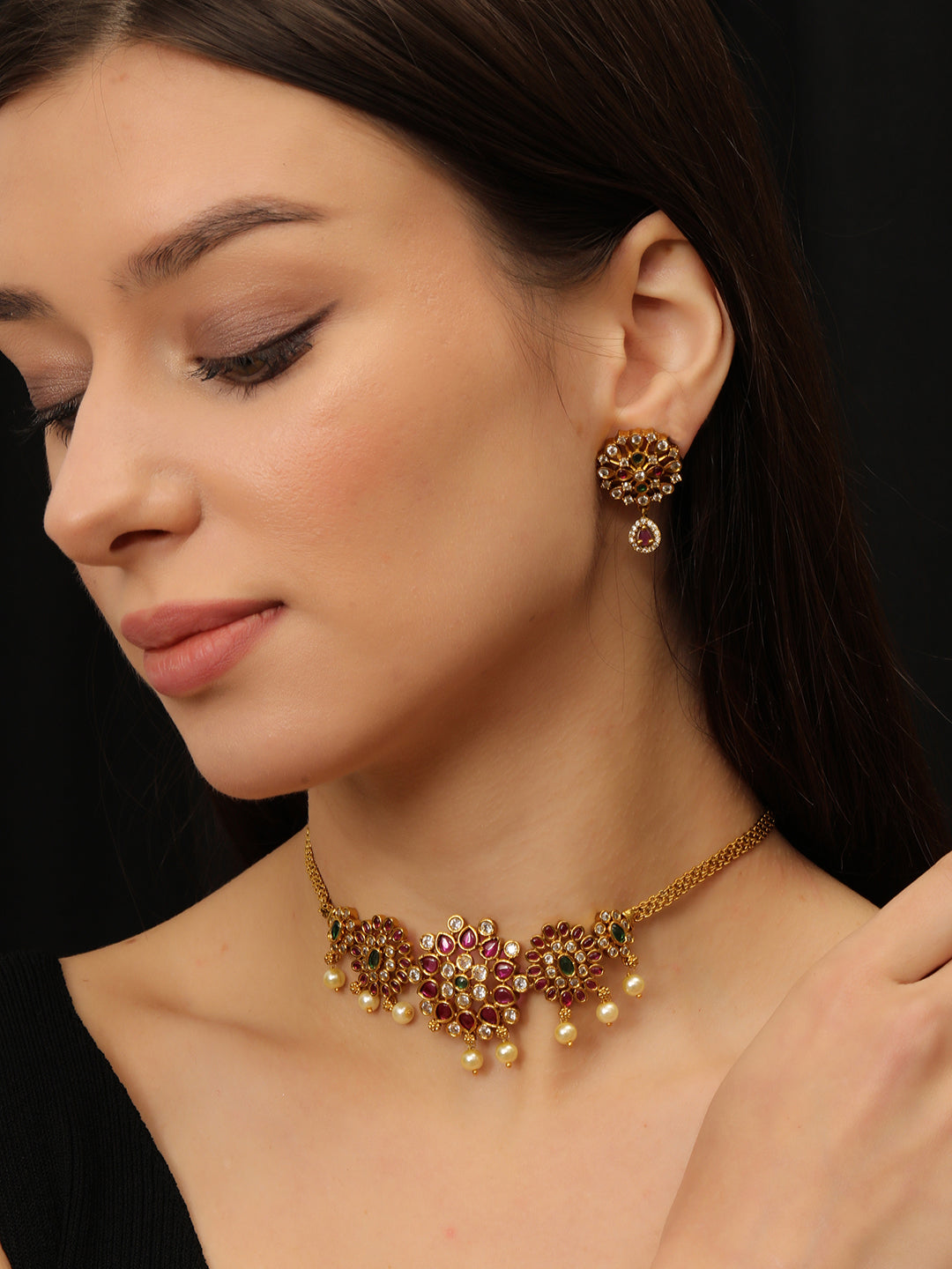 Golden Temple Necklace set