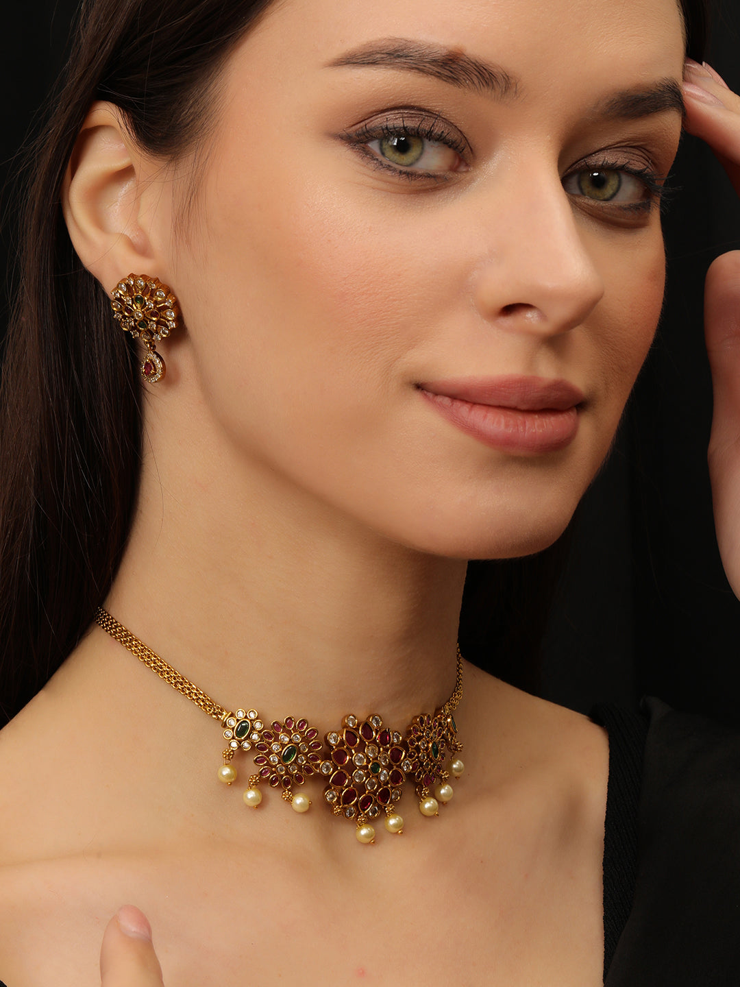 Golden Temple Necklace set