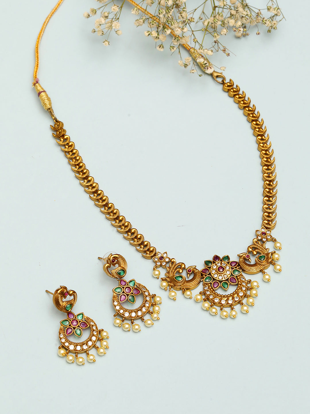 Golden Temple Necklace set