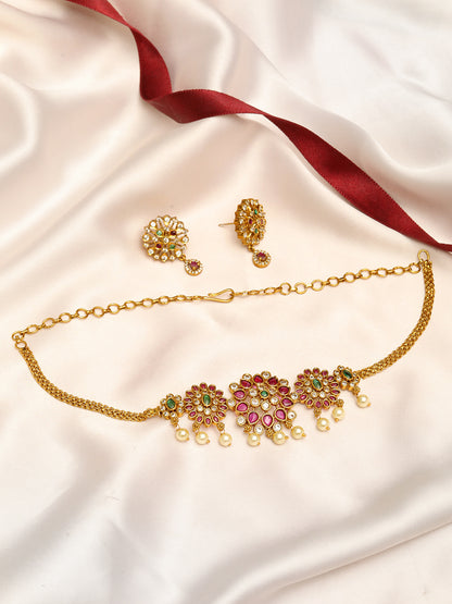Golden Temple Necklace set