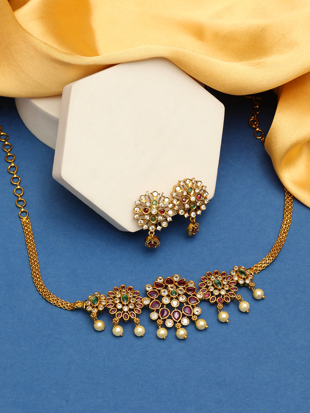 Golden Temple Necklace set