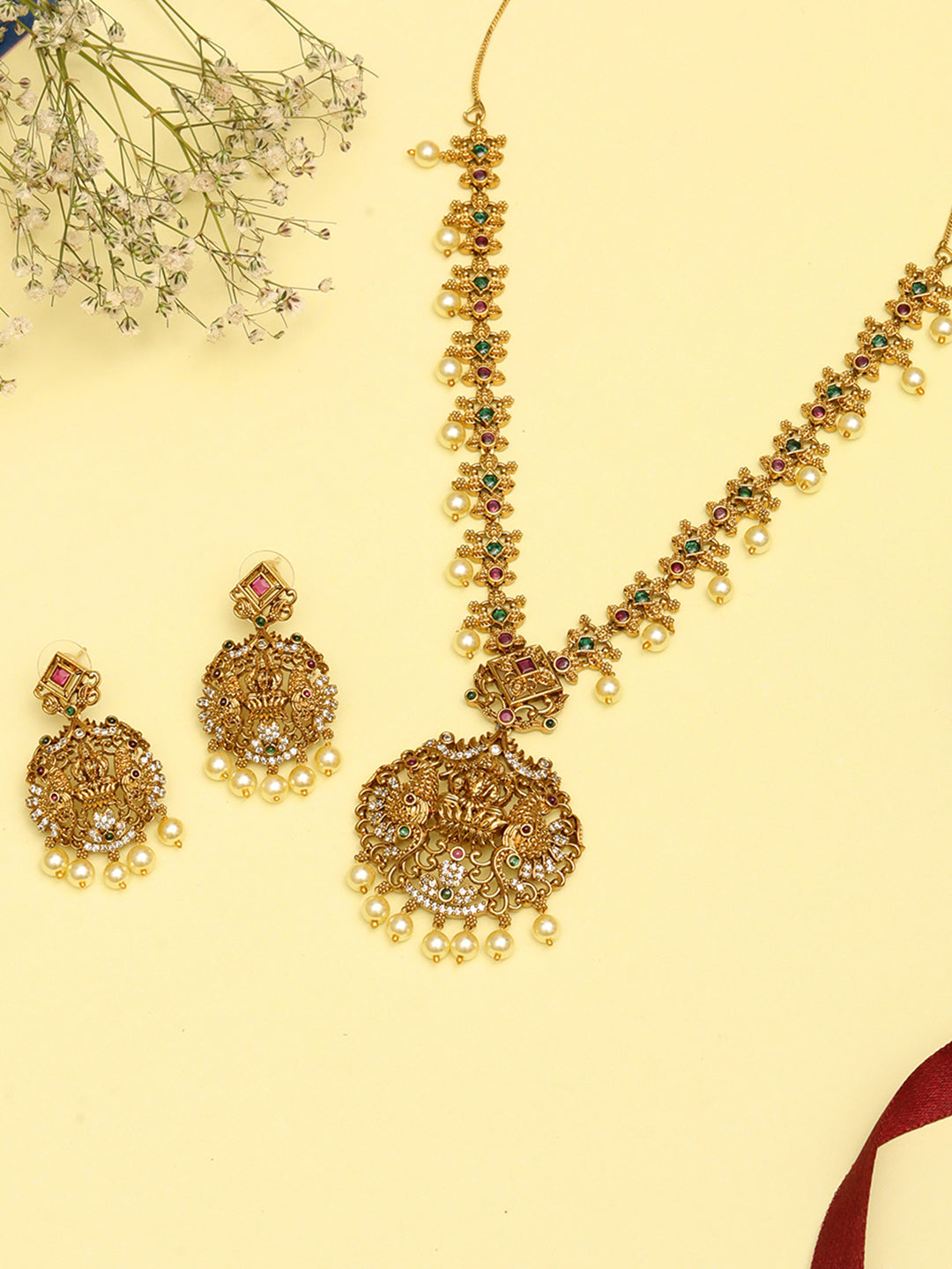 Golden Temple Necklace set