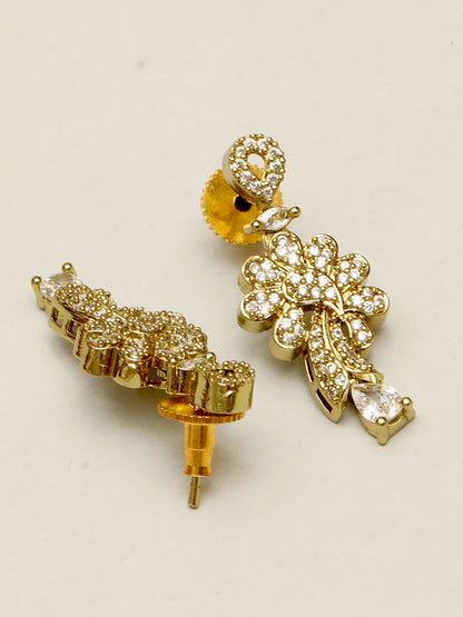 Gold-Plated AD-Studded Jewellery Set