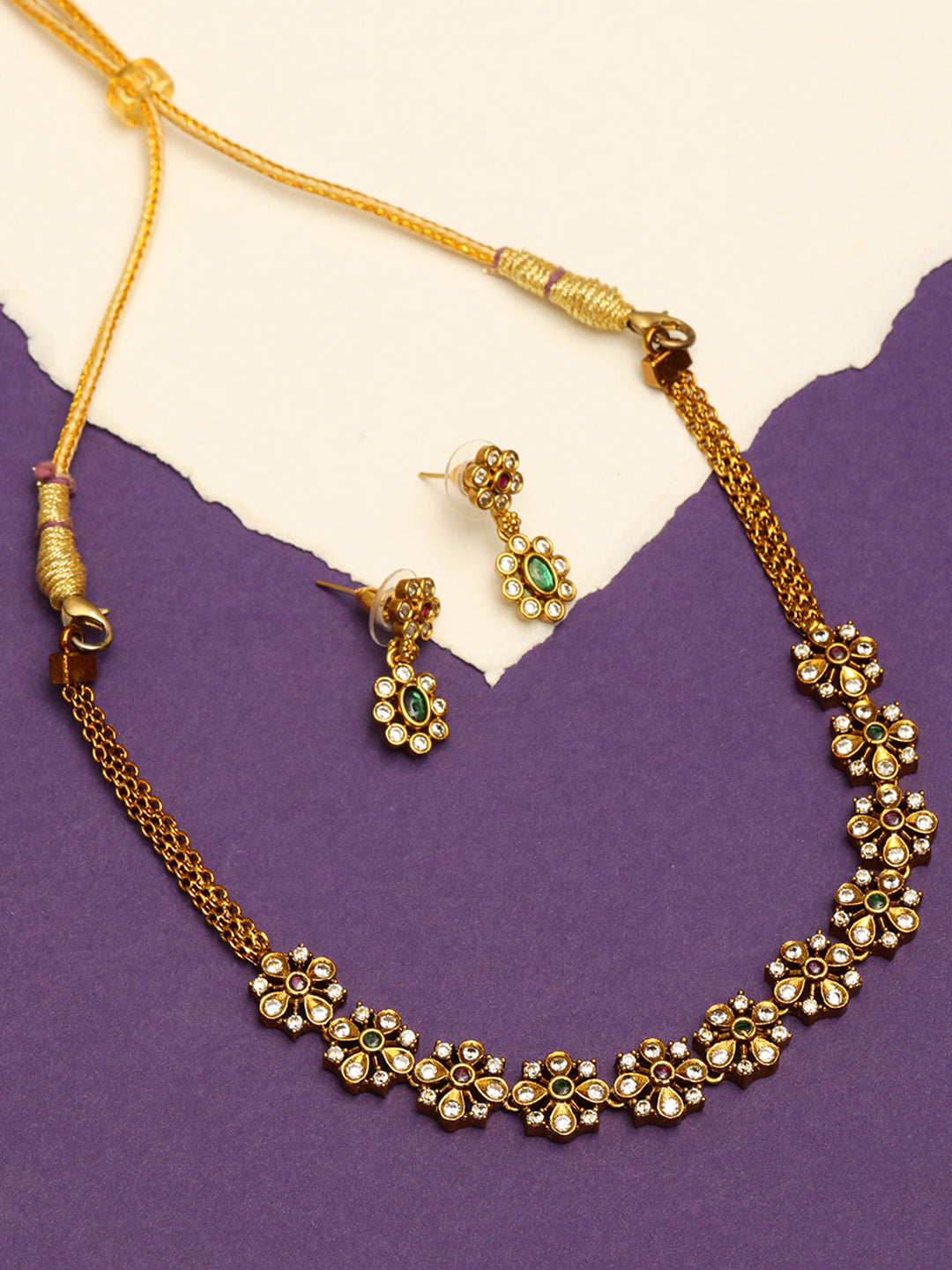Golden Temple Necklace set