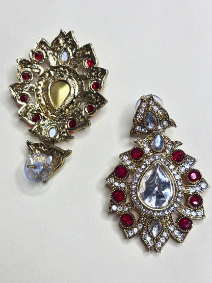 Gold-Plated Kundan Bridal Jewellery Set