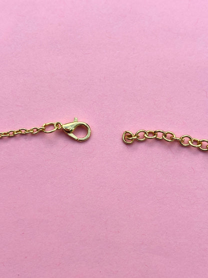 Gold-Plated Crystal Pendant Necklace for Women