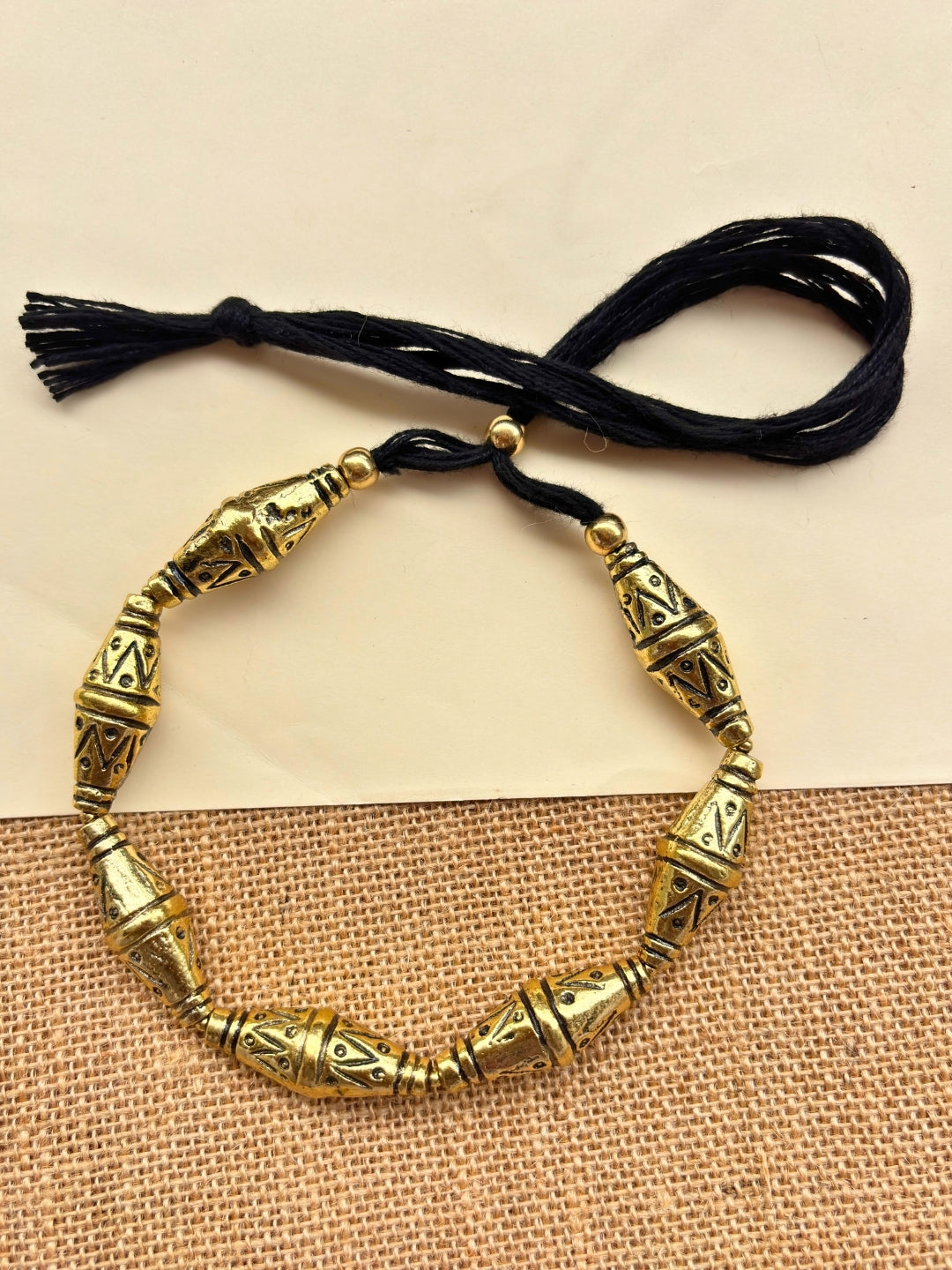 VIVAZS Oxidised Silver Statement Choker Jewellery Set