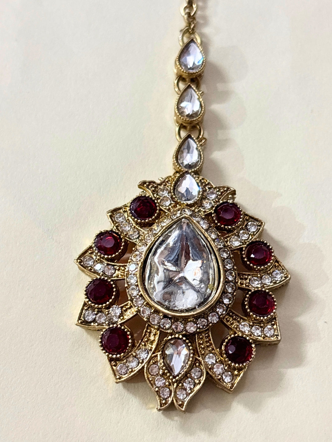 Gold-Plated Kundan Bridal Jewellery Set