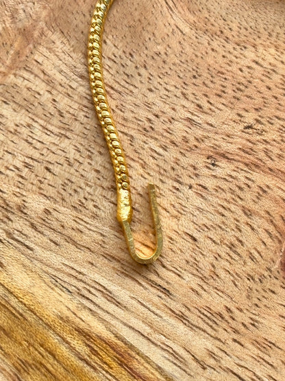 Gold-Plated Pearl Traditional Maang Tikka