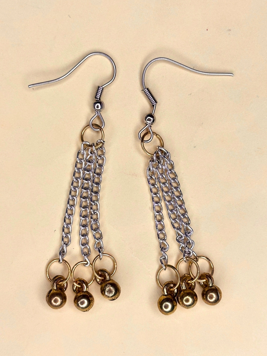 Dual-Tone Silver-Plated Oxidised Tribal Necklace Jewellery Set
