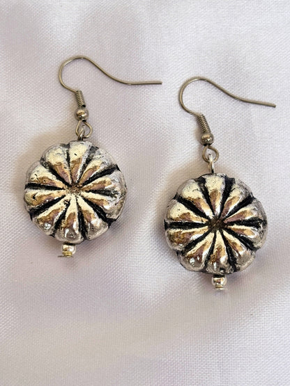 Floral Beaded Oxidized Jewellery set