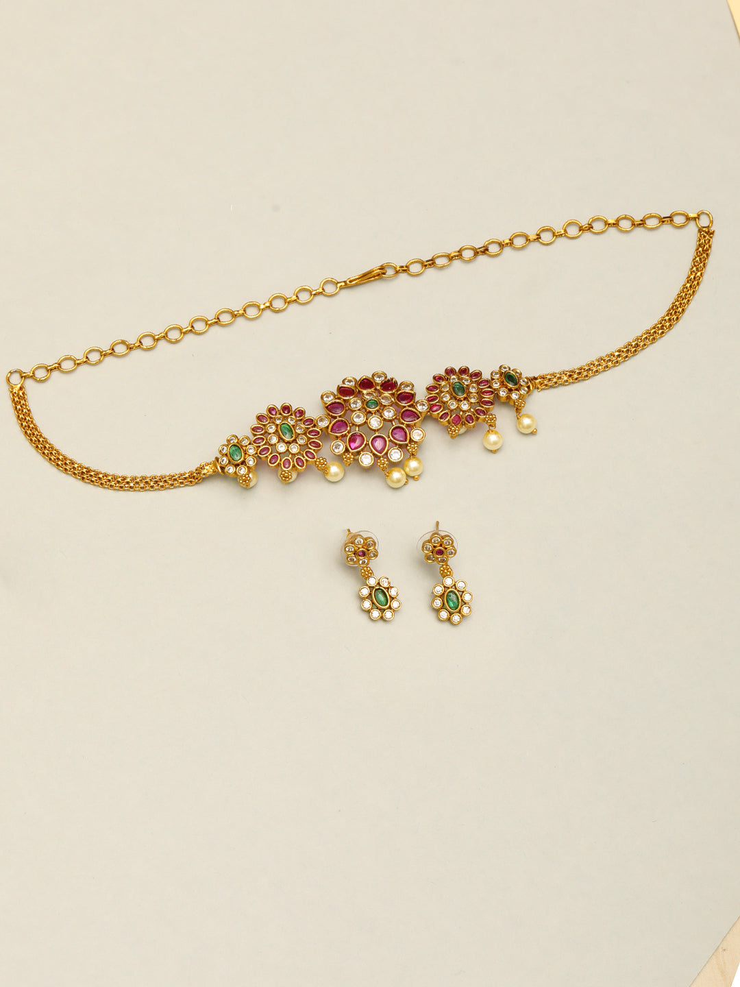 Golden Temple Necklace set