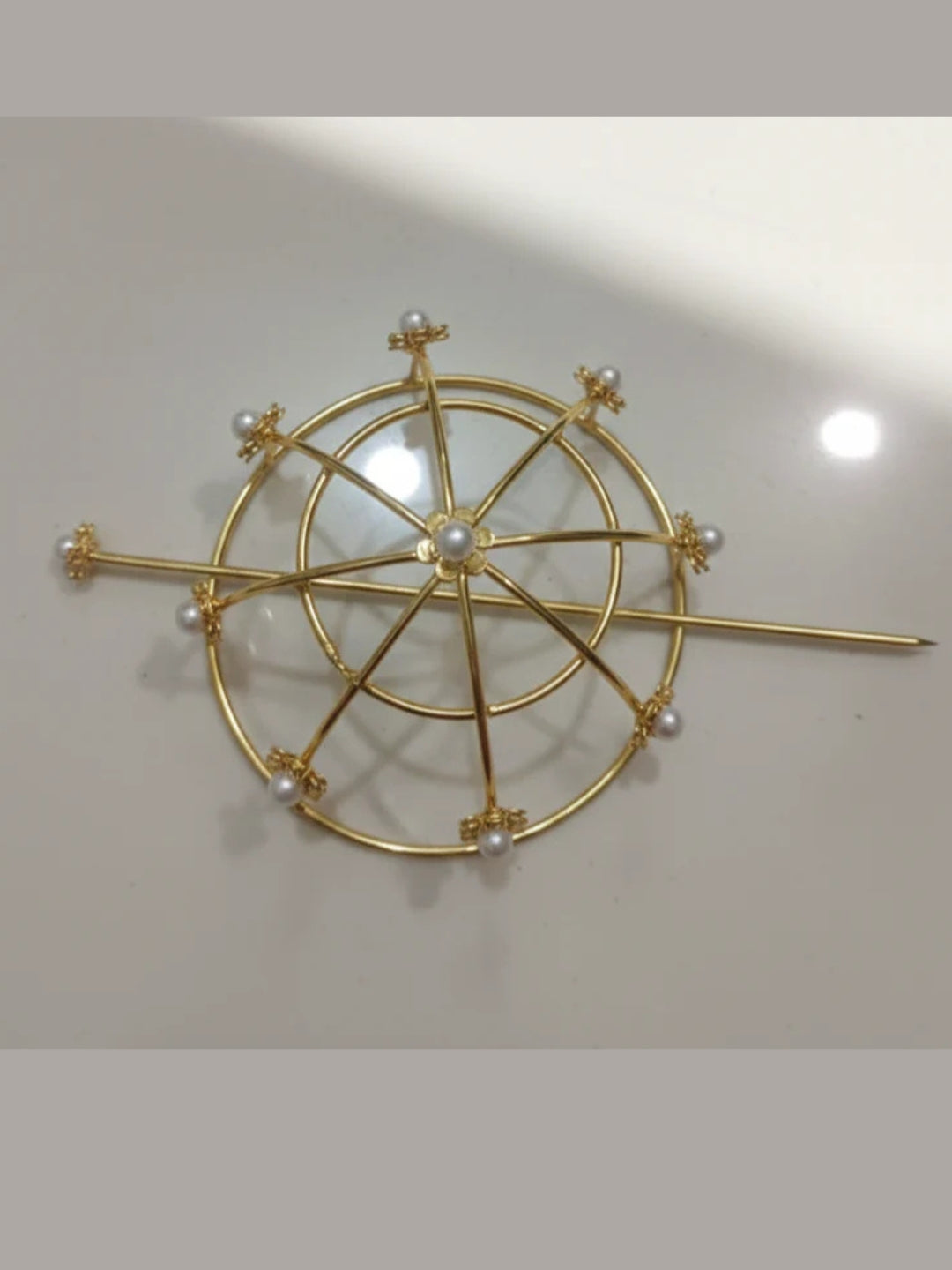 Jhanvi inspired Pachi Hair Cage Bun