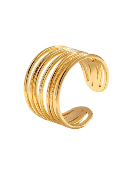 VIVAZS 18K GOLD PVD PLATED Cuff Bracelet