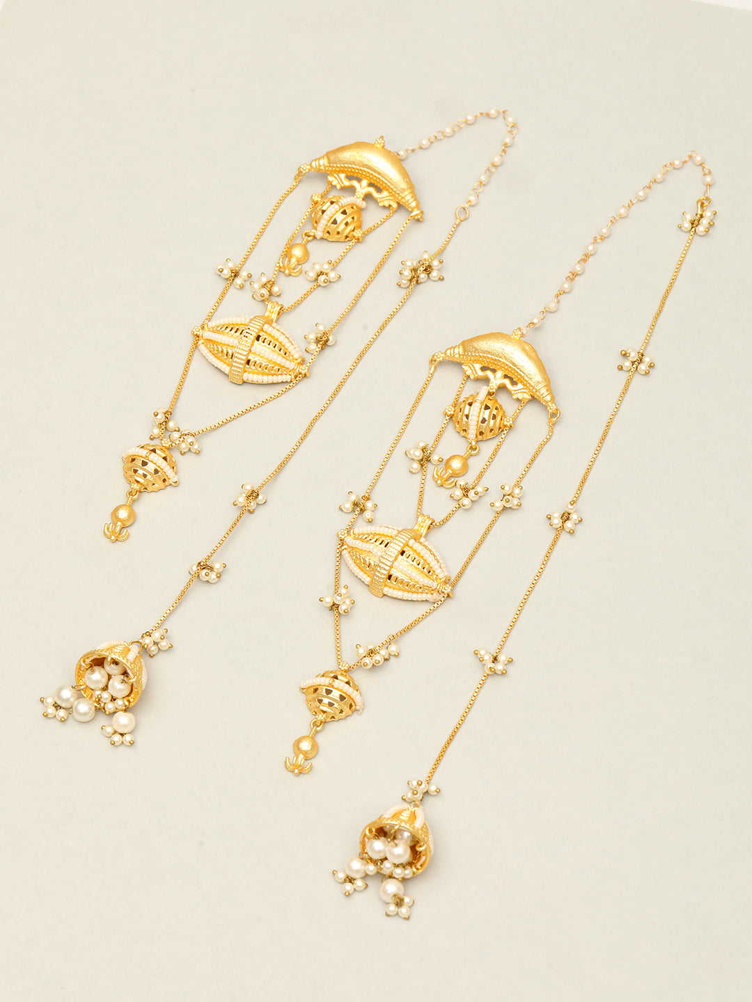 VIVAZS Kashmiri Drop Earrings