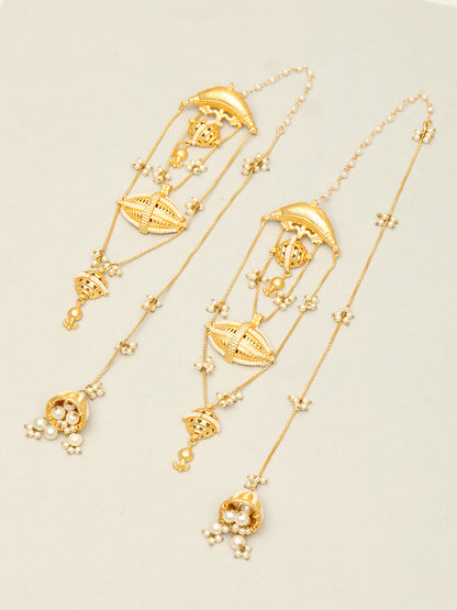 VIVAZS Kashmiri Drop Earrings