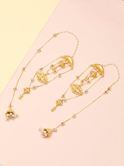 VIVAZS Kashmiri Drop Earrings