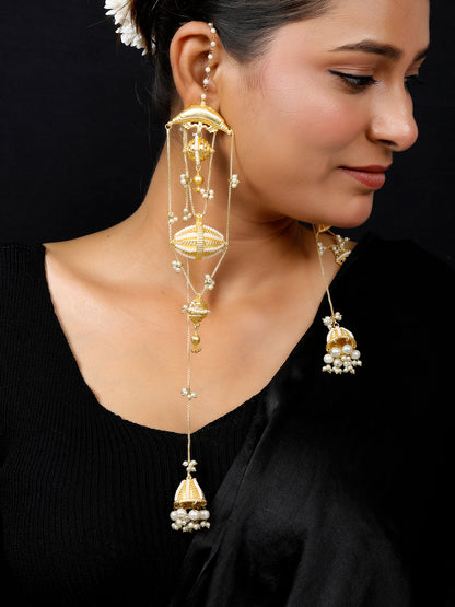 VIVAZS Kashmiri Drop Earrings