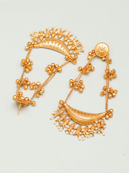 VIVAZS Kashmiri Chandbali Earrings