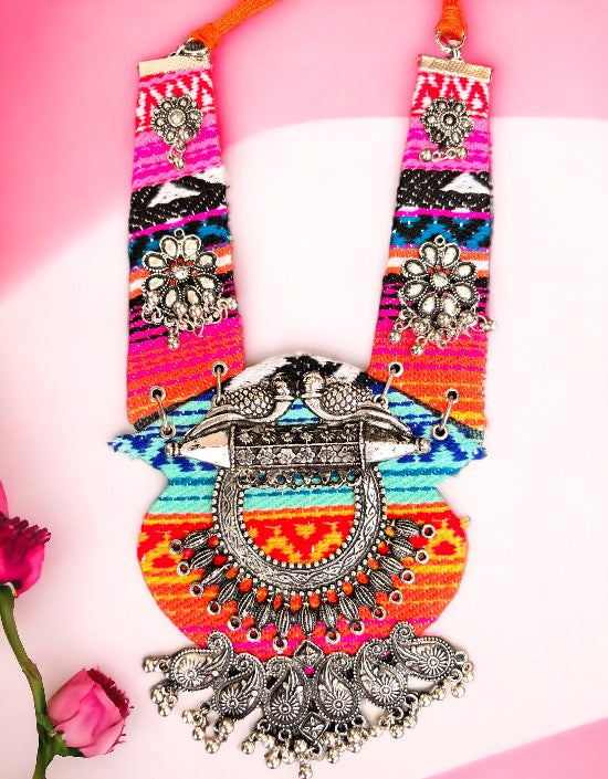 VIVAZS Multicolor Boho Necklace for Women/ Girl