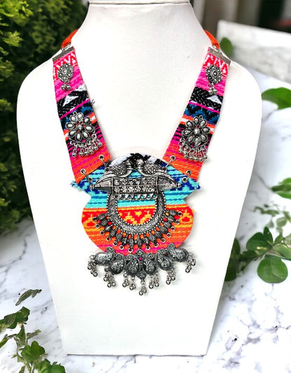 VIVAZS Multicolor Boho Necklace for Women/ Girl