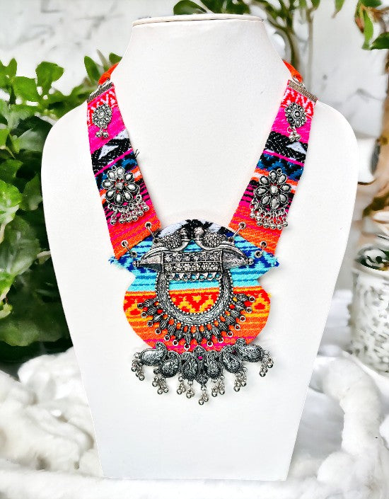 VIVAZS Multicolor Boho Necklace for Women/ Girl